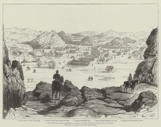 Die Khartoum-Entlastungsexpedition, Ankunft der ersten Kolonne an den Gakdul-Brunnen